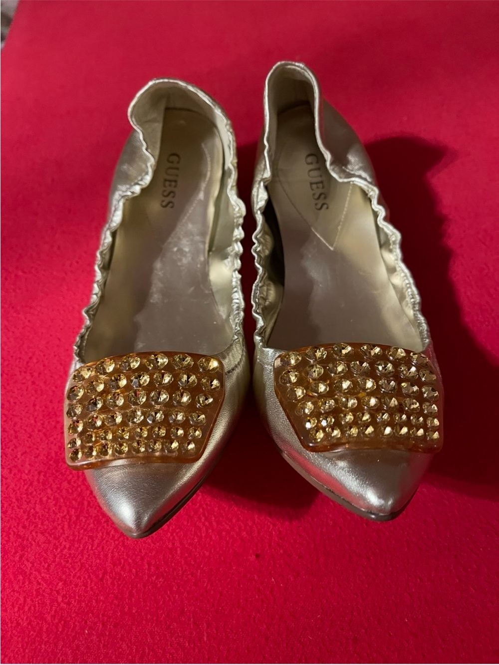 Guess Gold flat shoes